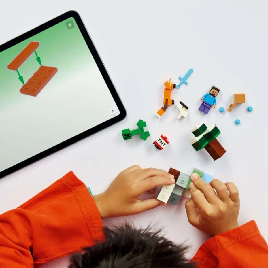 LEGO® Minecraft® Steves eventyr på taigaen 21583