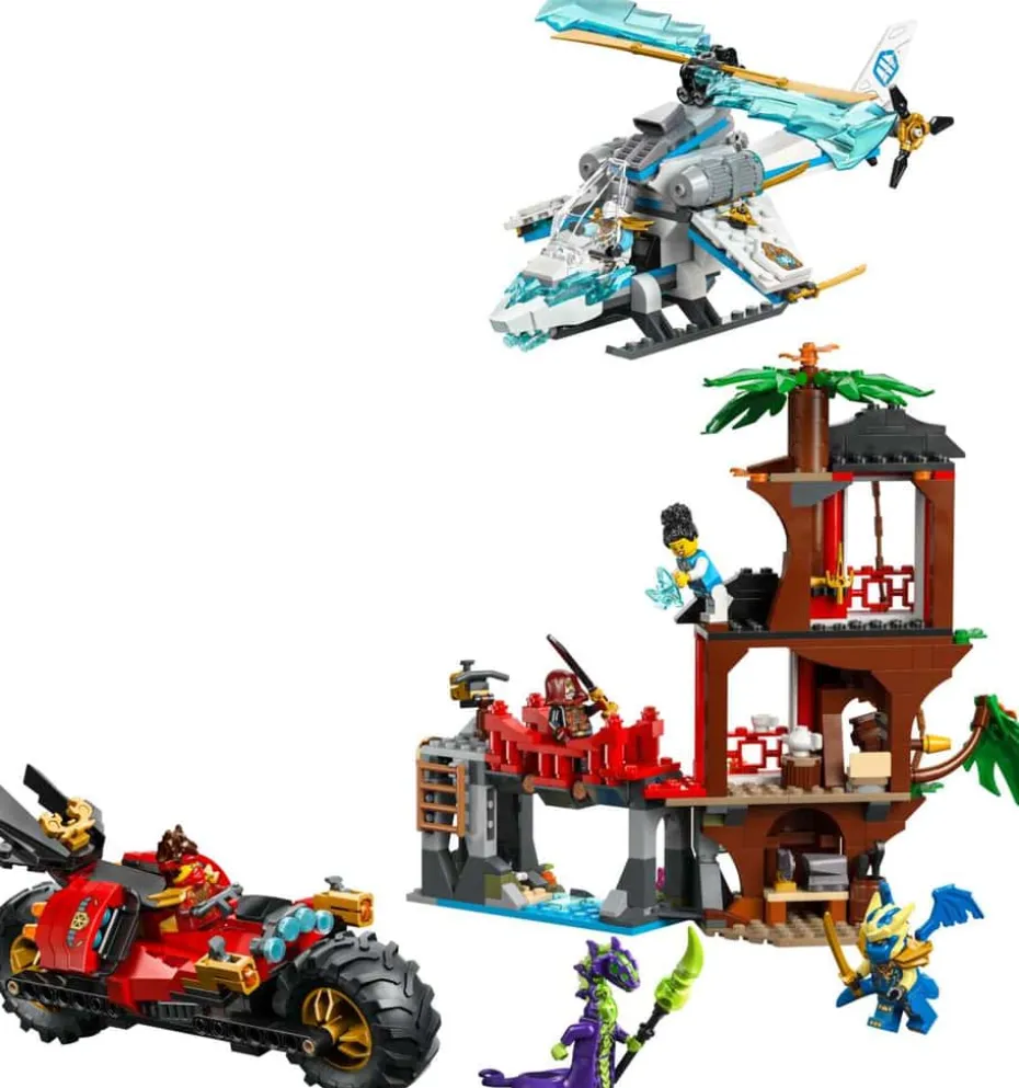 LEGO® NINJAGO® Action i ninjaenes trehytte 71857