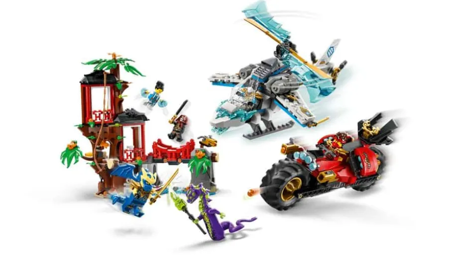 LEGO® NINJAGO® Action i ninjaenes trehytte 71857