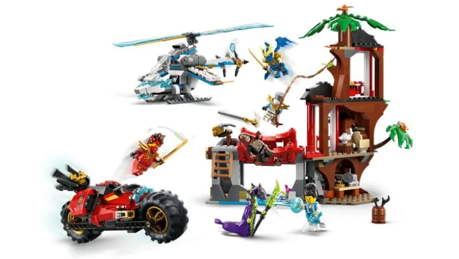 LEGO® NINJAGO® Action i ninjaenes trehytte 71857