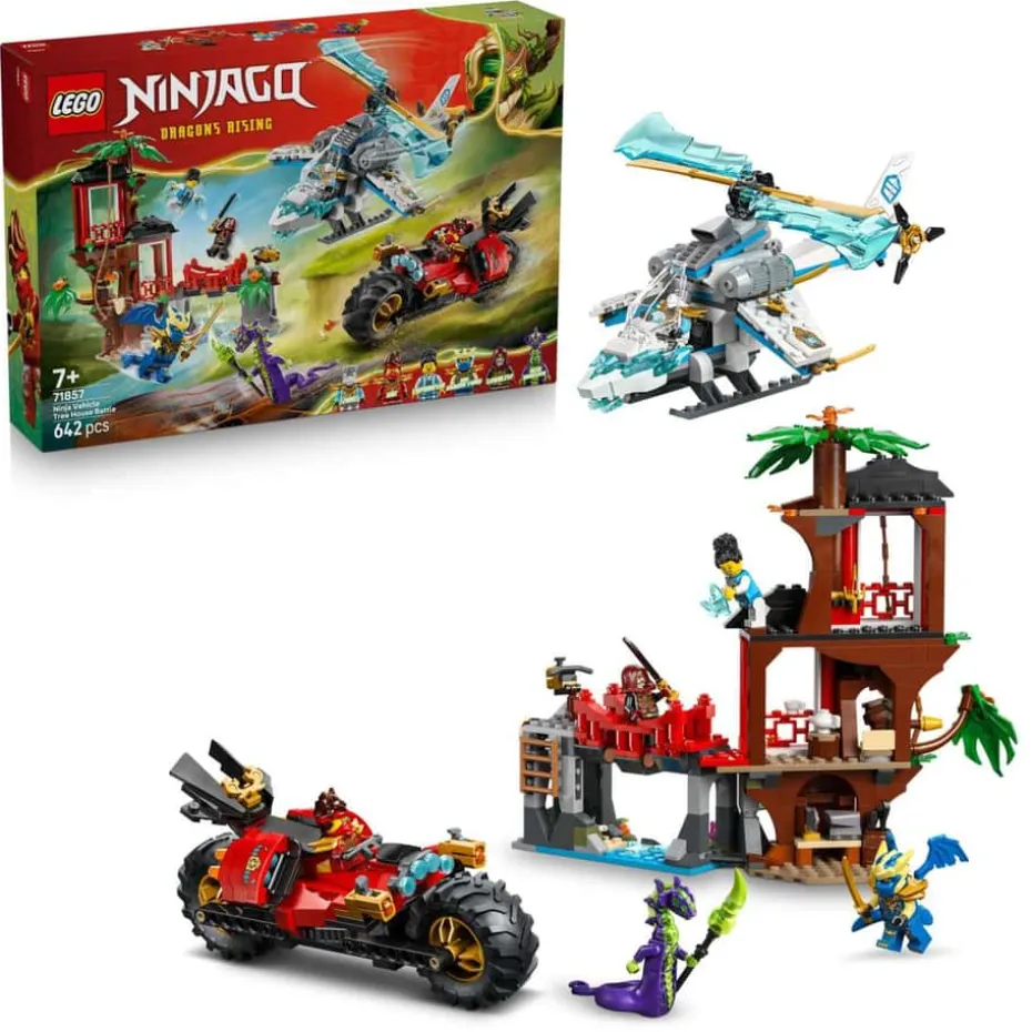 LEGO® NINJAGO® Action i ninjaenes trehytte 71857