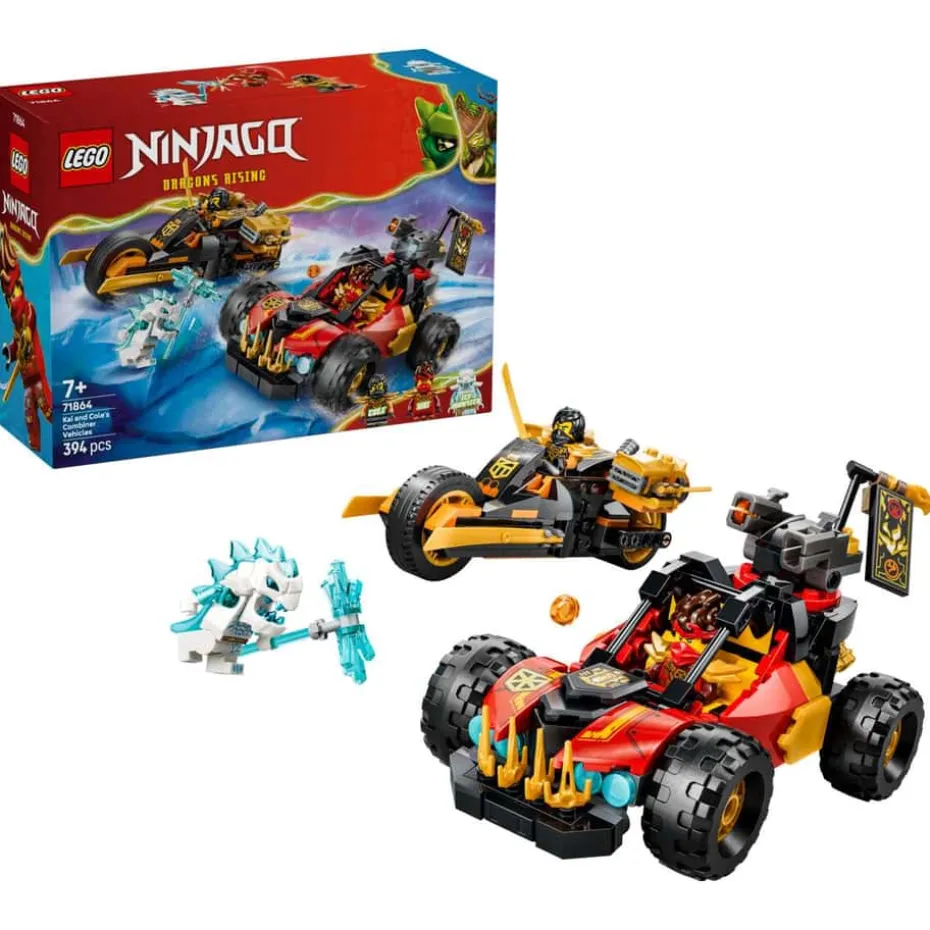 LEGO® NINJAGO® Kai og Coles kombokjøretøy 71864
