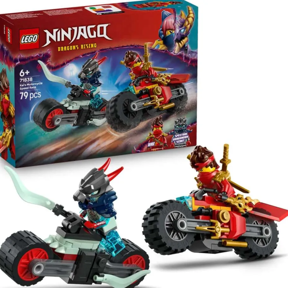 LEGO® NINJAGO® Kais fartsfylte motorsykkeljakt 71838