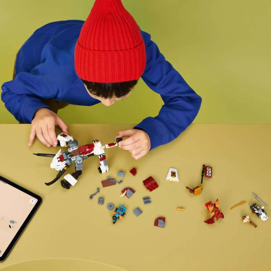 LEGO® NINJAGO® Zilvar med monsterdragen Grimtak 71863