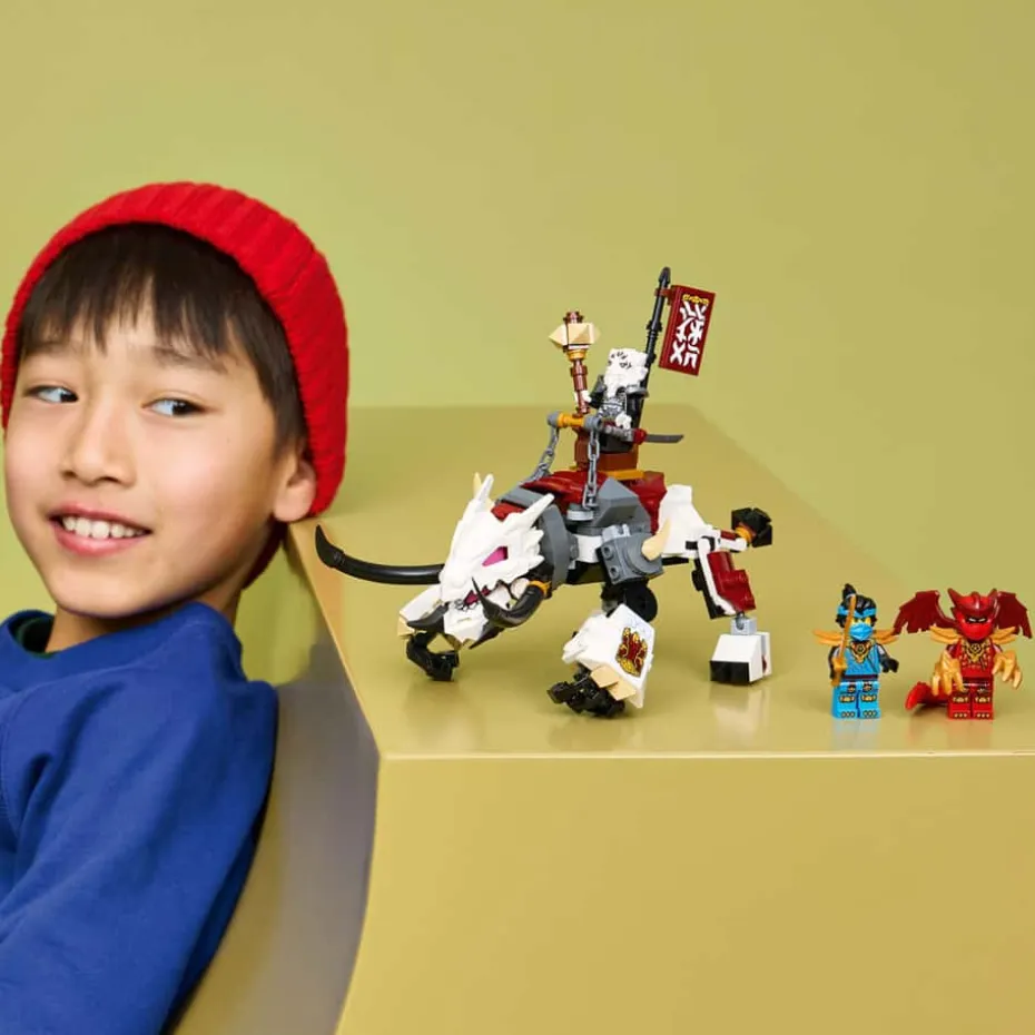 LEGO® NINJAGO® Zilvar med monsterdragen Grimtak 71863