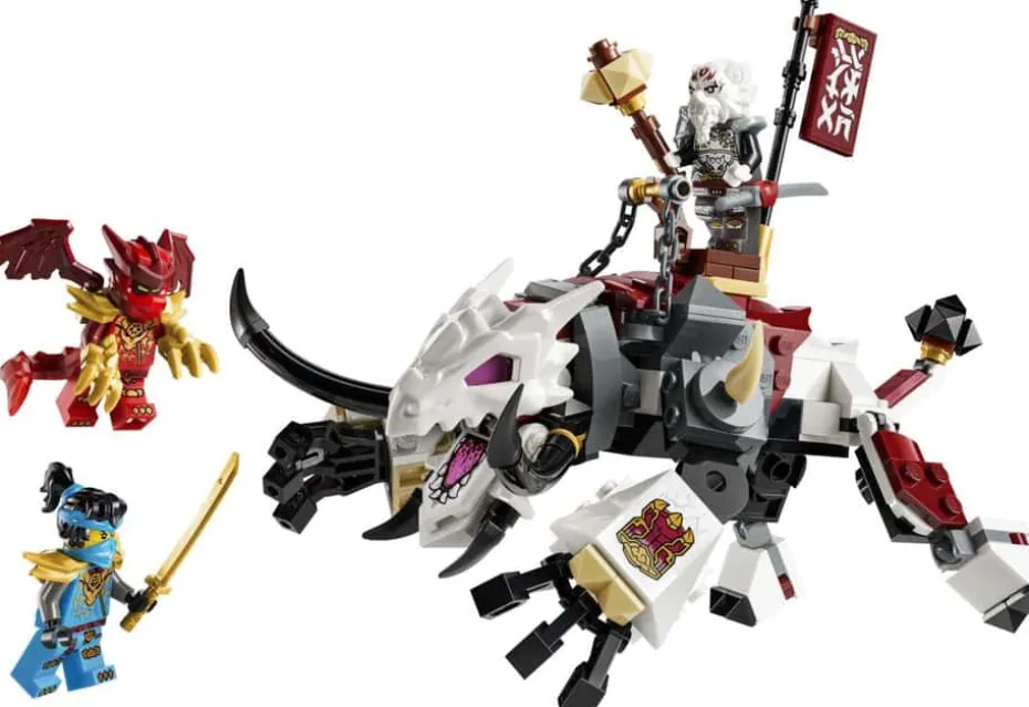 LEGO® NINJAGO® Zilvar med monsterdragen Grimtak 71863