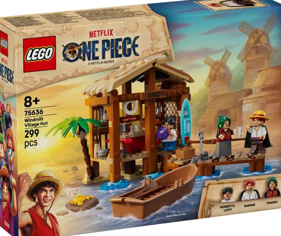 LEGO® ONE PIECE Hytte i Vindmøllebyen 75636