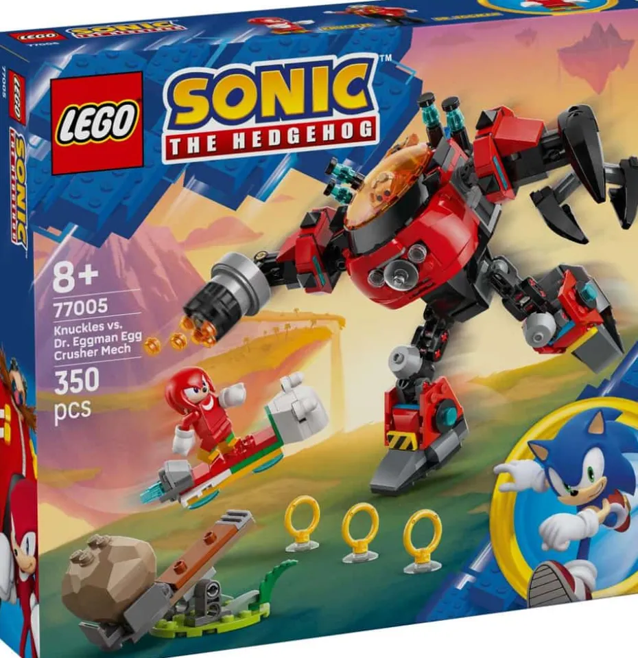 LEGO® Sonic the Hedgehog™ Knuckles mot Dr. Eggmans Egg Crusher-robot 77005