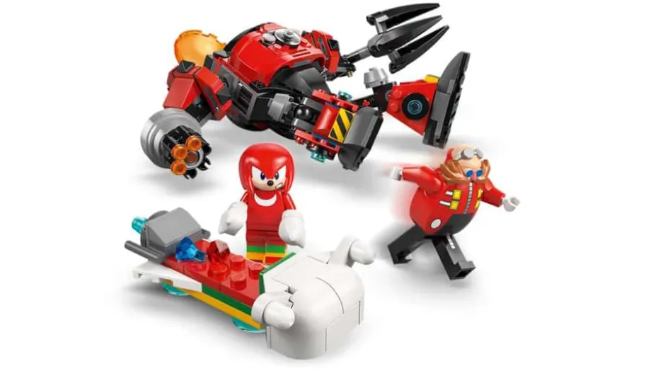 LEGO® Sonic the Hedgehog™ Knuckles mot Dr. Eggmans Egg Crusher-robot 77005