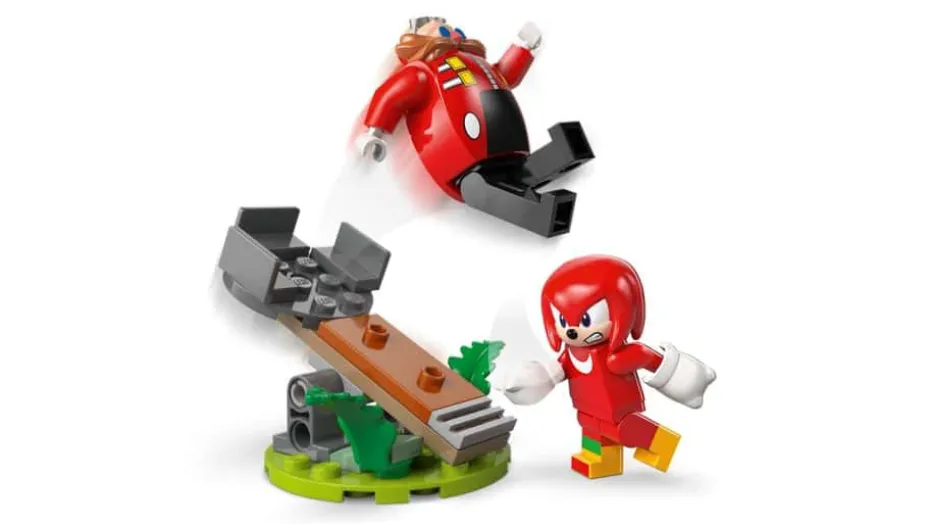 LEGO® Sonic the Hedgehog™ Knuckles mot Dr. Eggmans Egg Crusher-robot 77005