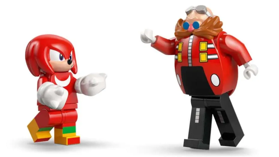 LEGO® Sonic the Hedgehog™ Knuckles mot Dr. Eggmans Egg Crusher-robot 77005