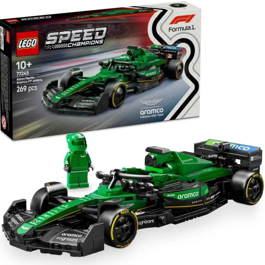 LEGO® Speed Champions Aston Martin Aramco F1® AMR24-racerbil 77245
