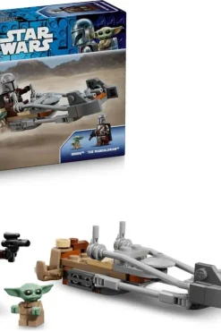 LEGO® Star Wars™ Mandalorianeren og Grogus speedersykkel 75436