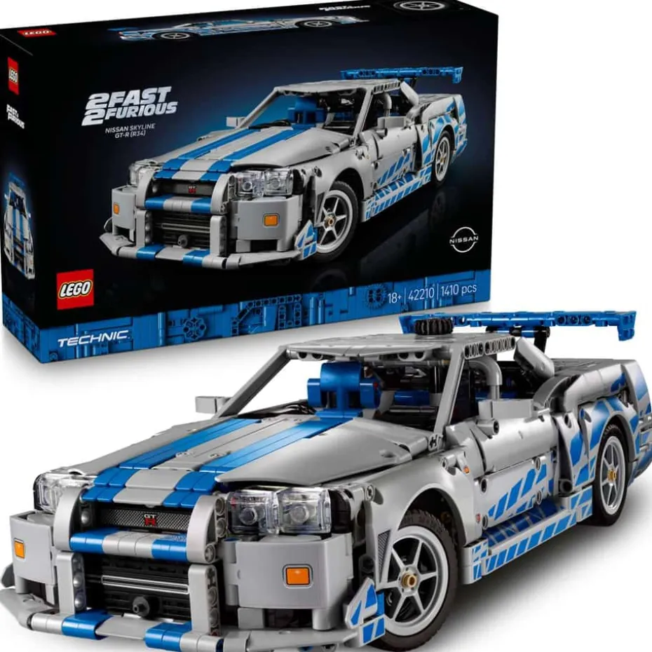 LEGO® Technic™ 2 Fast 2 Furious Nissan Skyline GT-R (R34)-bil 42210