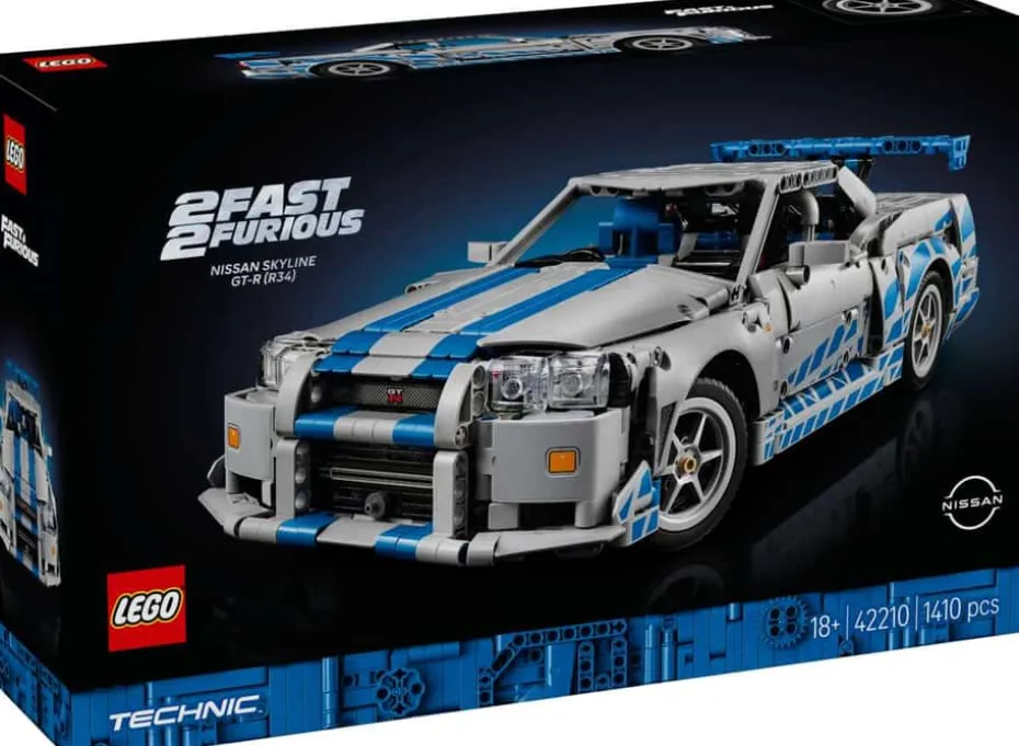 LEGO® Technic™ 2 Fast 2 Furious Nissan Skyline GT-R (R34)-bil 42210