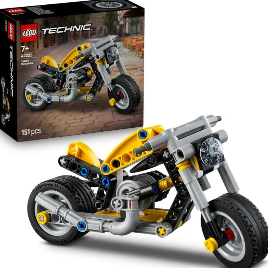 LEGO® Technic Gul motorsykkel 42225