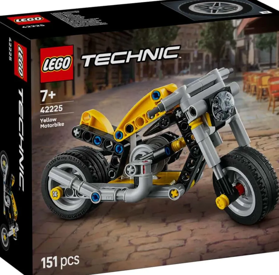 LEGO® Technic Gul motorsykkel 42225