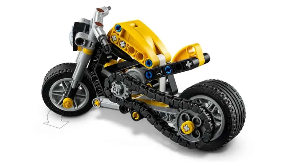LEGO® Technic Gul motorsykkel 42225