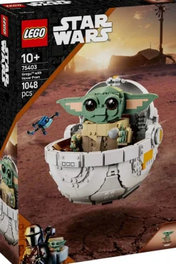LEGO®Star Wars: The Mandalorian™ Grogu™ med svevende barnevogn 75403