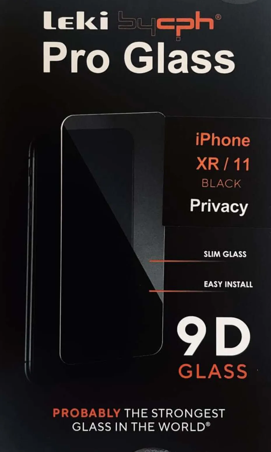 Leki bycph Privacy Pro Glass skjermbeskytter til iPhone XR/11