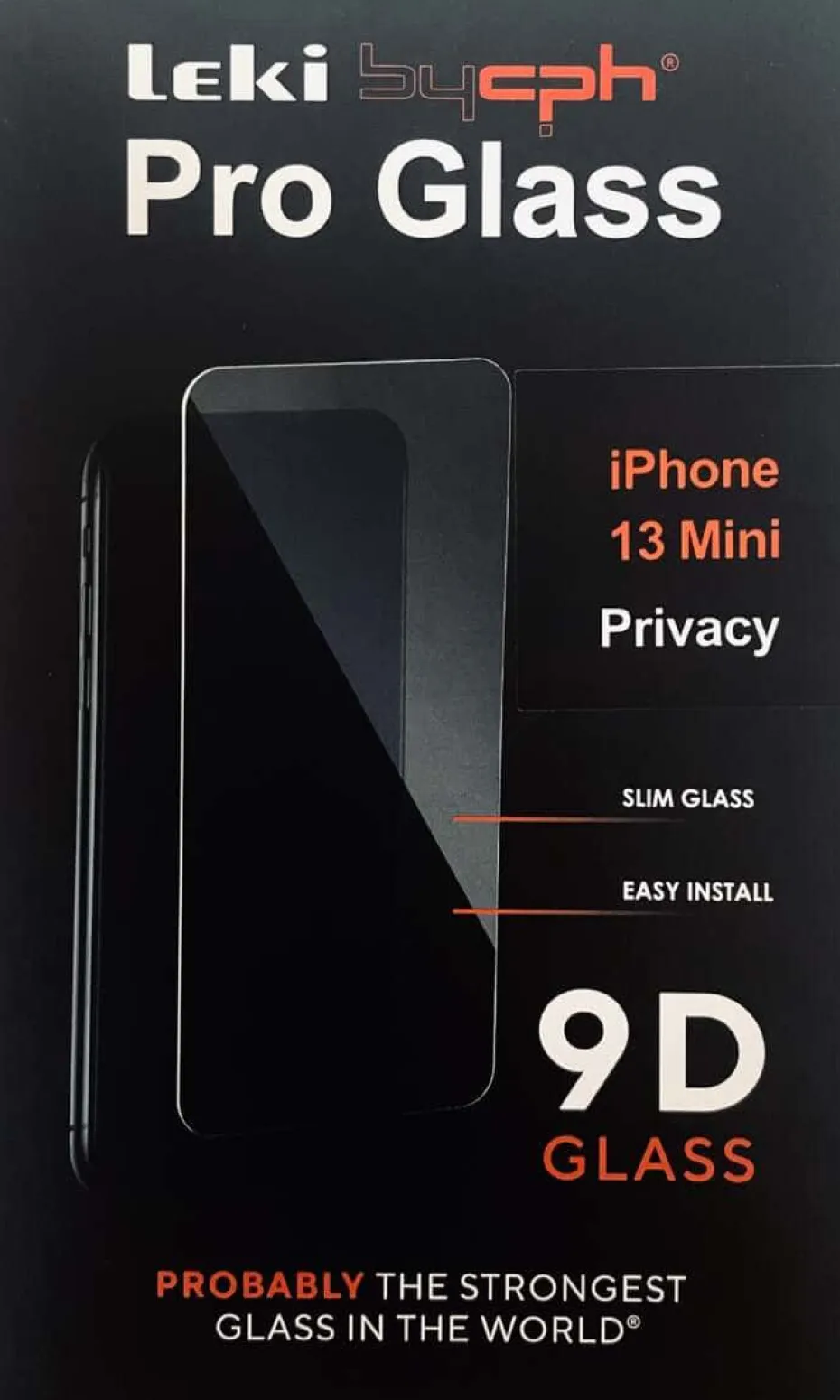 Leki bycph Privacy Pro Glass skjermbeskytter til iPhone 13 Mini