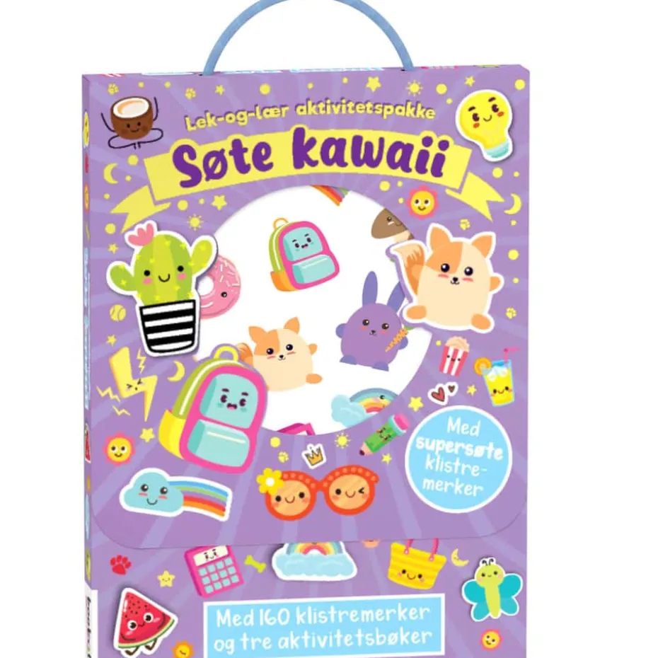 Lek-og-lær aktivitetspakke: Søte Kawaii.