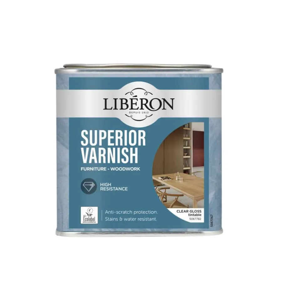 Liberon Superior Varnish møbellakk 0,5 liter