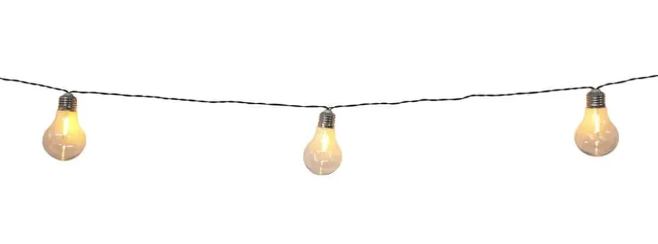 Lyslenke 360cm 10stk led-lys