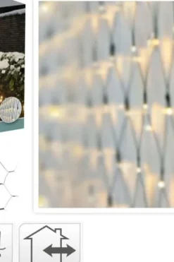 Lysnett, 320 varm hvit LED