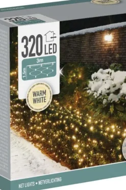 Lysnett, 320 varm hvit LED