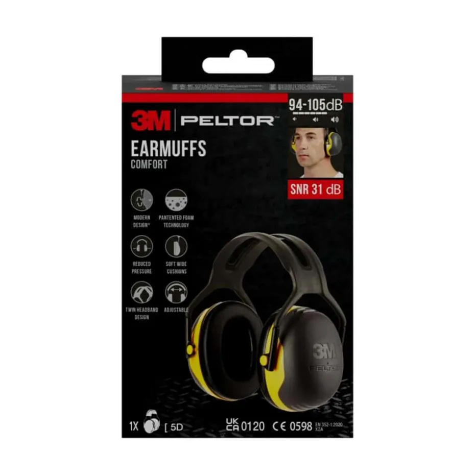 3M Peltor X2A comfort øreklokker gule
