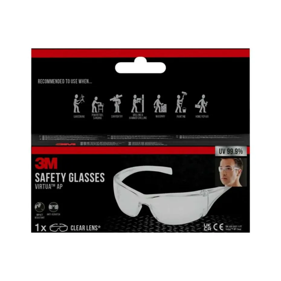 3M Virtua AP vernebrille klar