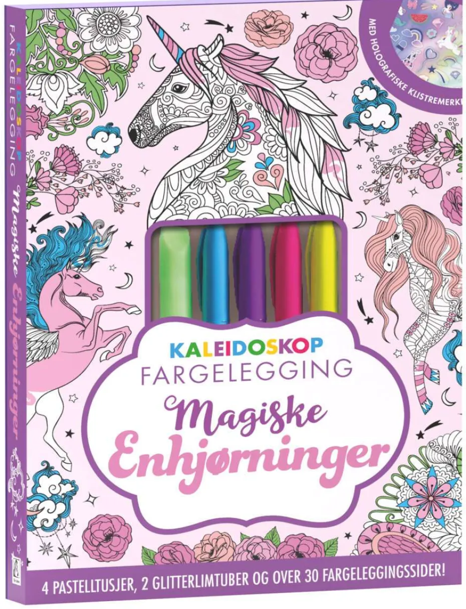 Magiske Enhjørninger: Fargelegging