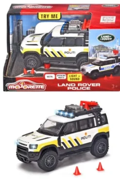 Majorette Land Rover Politibil