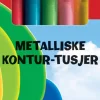 Malekatt metalliske konturtusjer