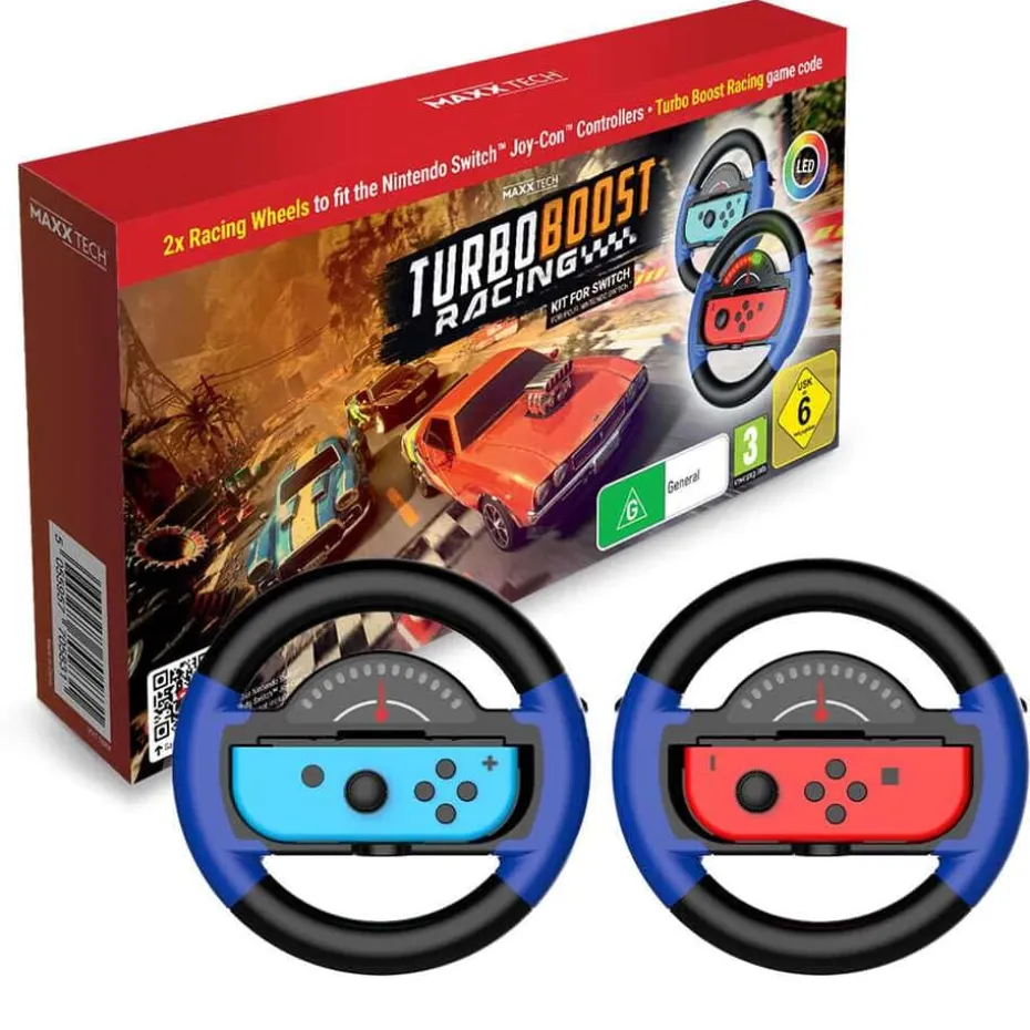 MAXX TECH Turbo Racing sett for Nintendo Switch™