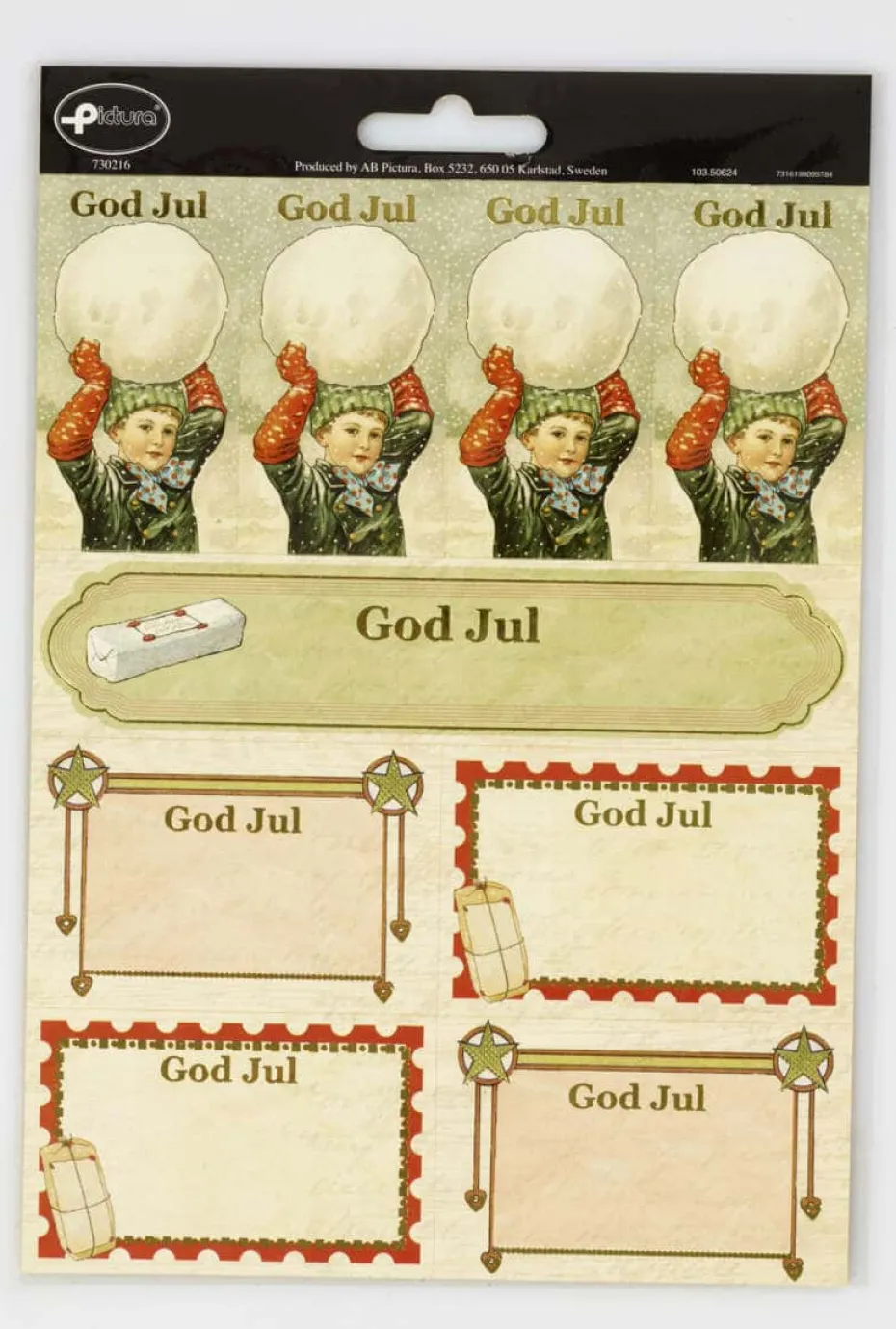 Merkelapper jul