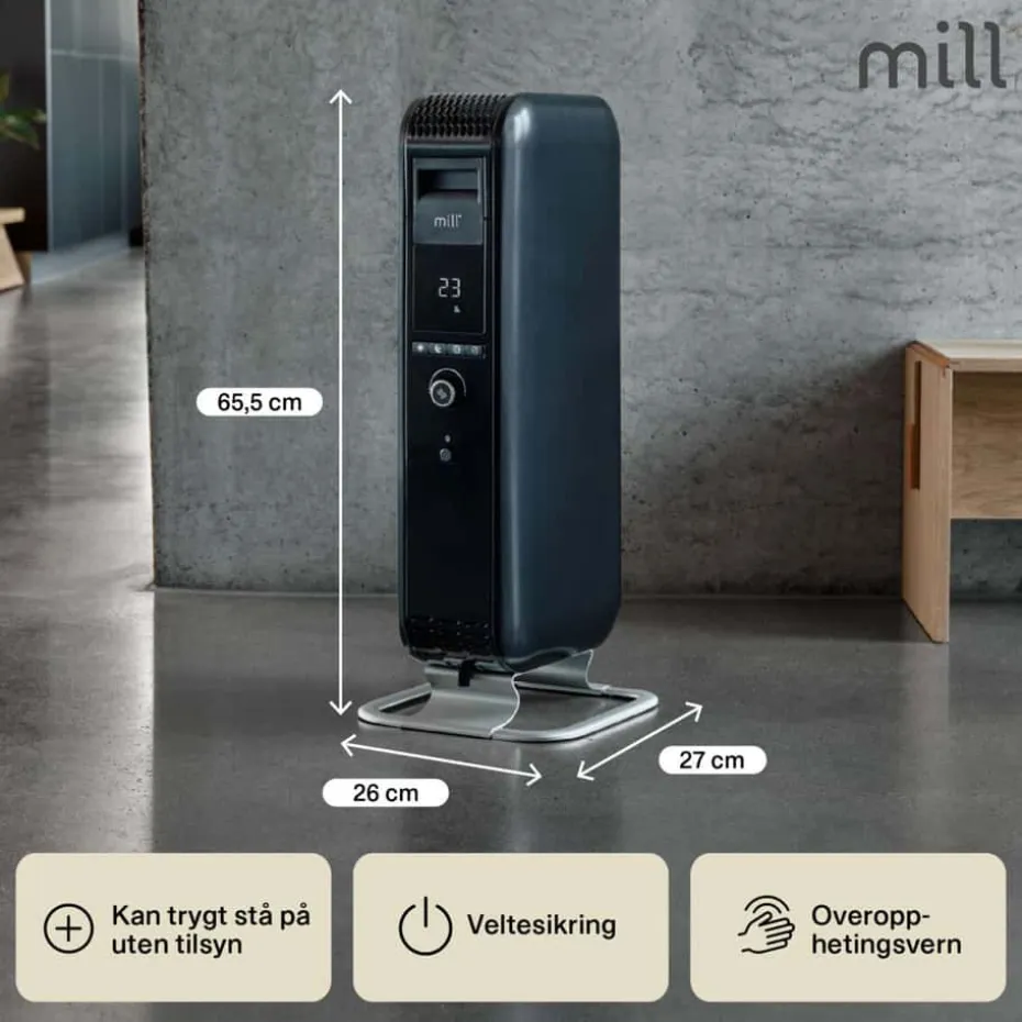 Mill Gente Air 1000W oljeovn