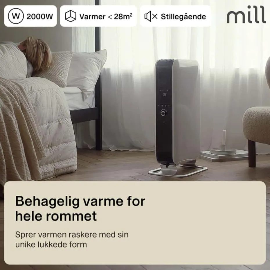 Mill Gentle Air 2000W oljeovn