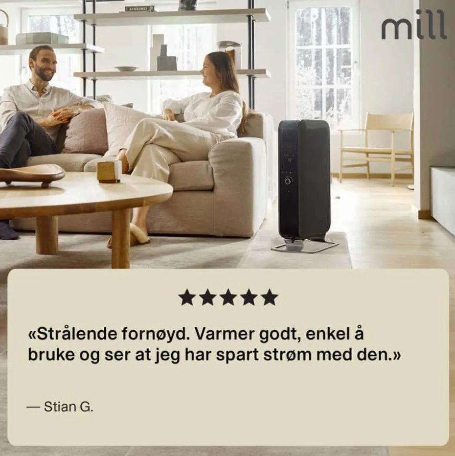 Mill Gentle Air WiFi Gen 3 1500W oljeovn