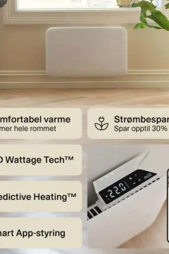 Mill Invisible Smart WiFi 600W Gen. 4 panelovn