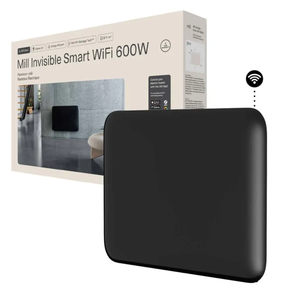 Mill Invisible Smart WiFi Gen 4 600W panelovn