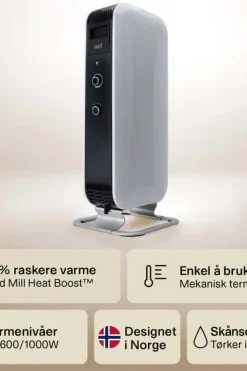 Mill Gentle Air Mec 1000W oljeovn