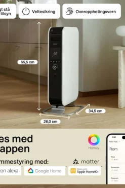 Mill Gentle Air WiFi Gen 3 1500W oljeovn