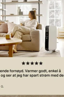 Mill Gentle AirWiFi 2000W oljefylt radiator