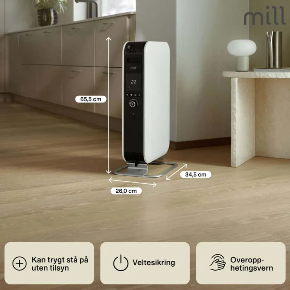 Mill Gentle Air 1500W oljeovn