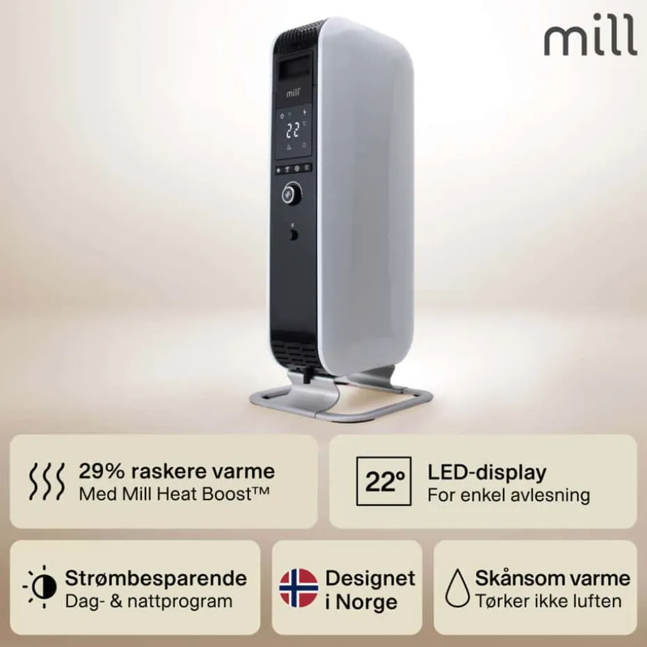 Mill Gentle Air 1500W oljeovn