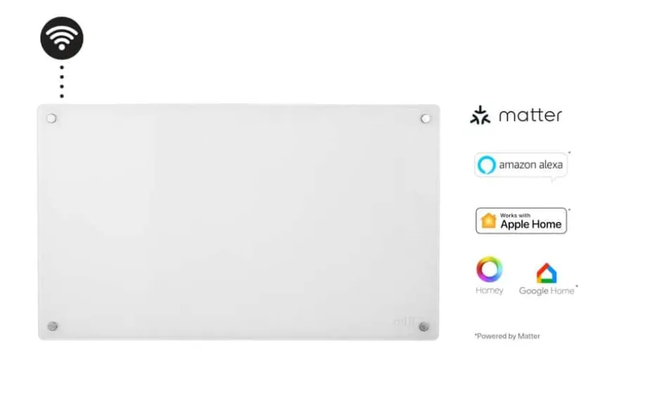 Mill Glass Gen 4 Smart WiFi 600W panelovn