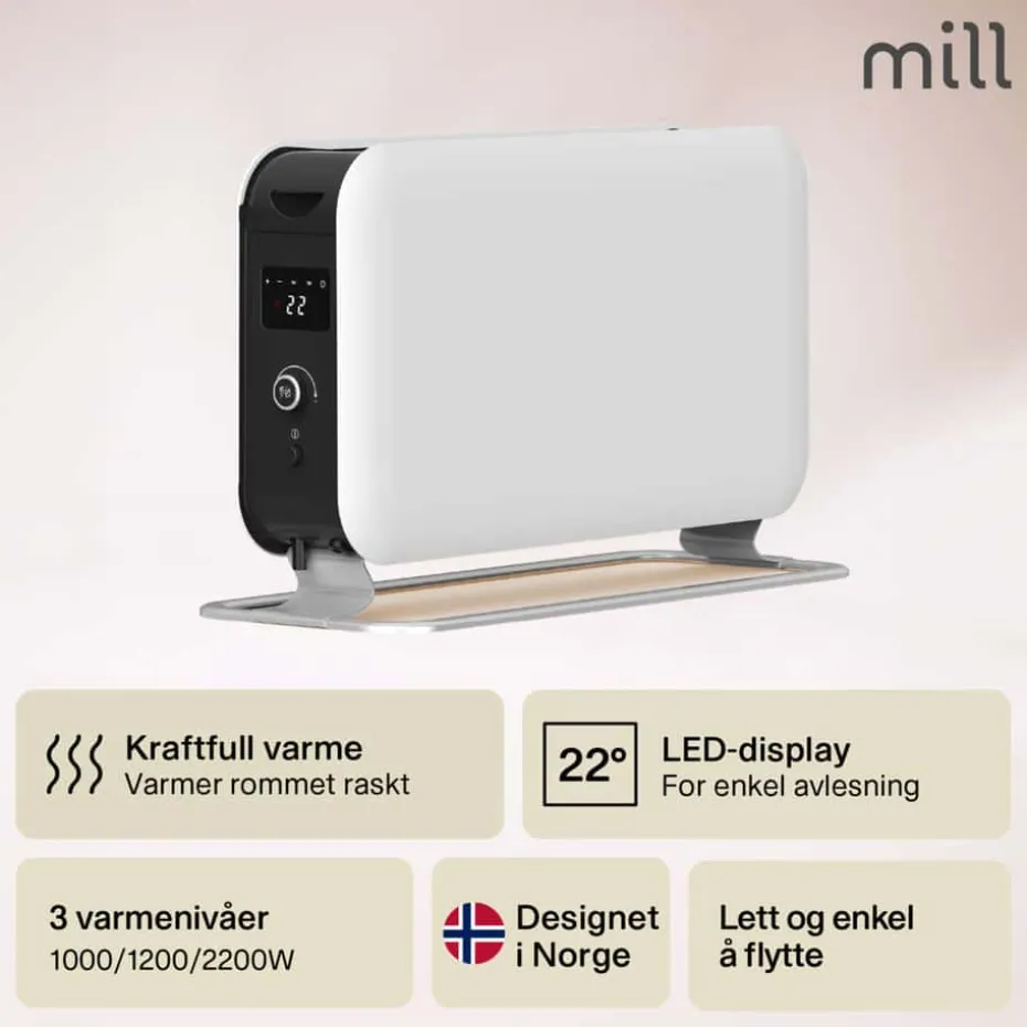 Mill Instant Max gulvovn LED