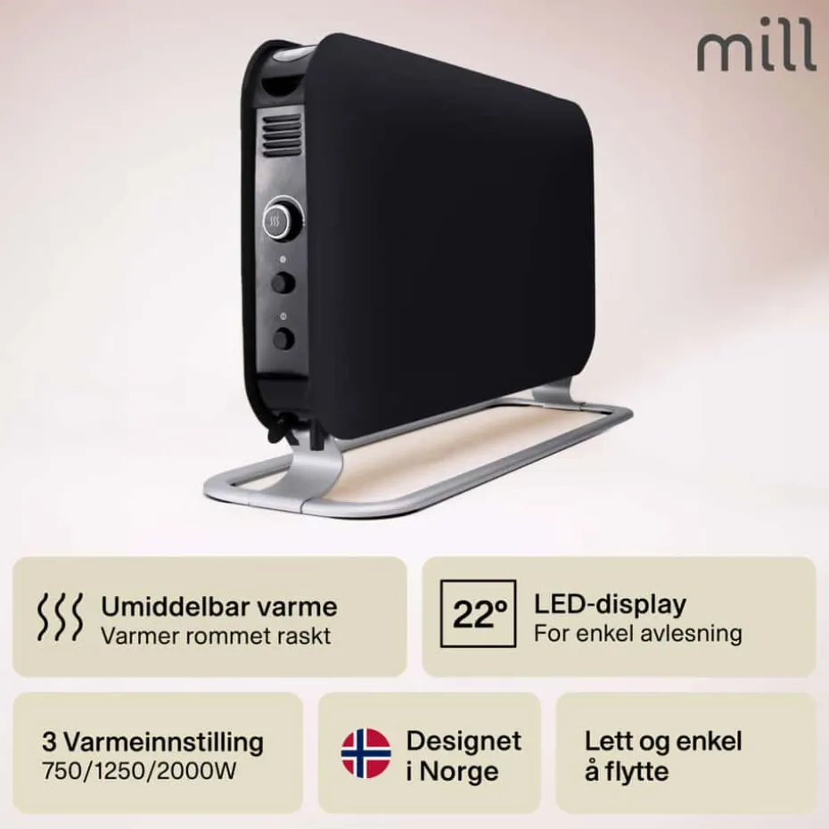 Mill Instant 2000W gulvovn